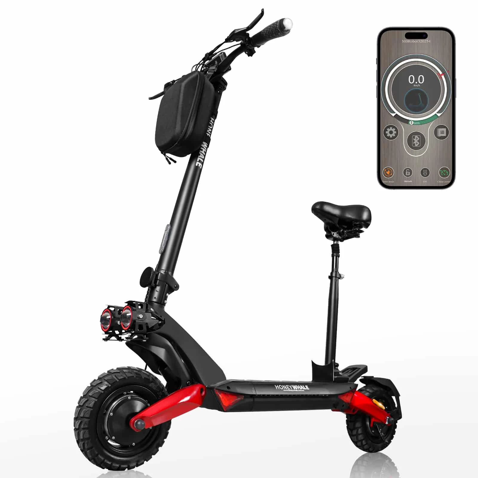 Scooter Eléctrico Honey Whale T8-B Negro