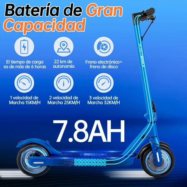 Scooter electrico E9 PRO honey whale - Imagen 2