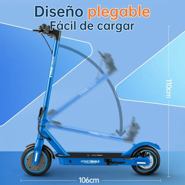 Scooter electrico E9 PRO honey whale - Imagen 3
