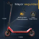 Scooter electrico M1 rojo
